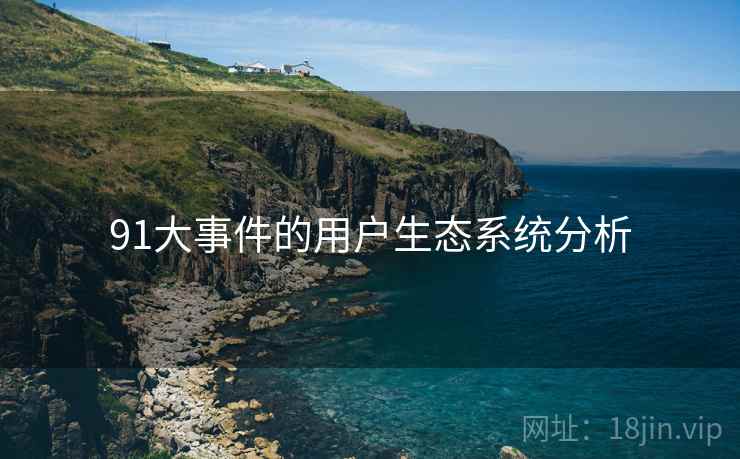 91大事件的用户生态系统分析