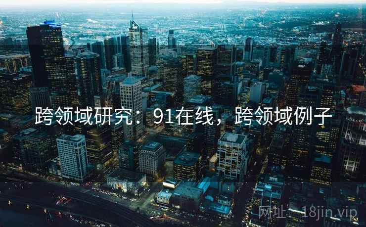 跨领域研究：91在线，跨领域例子