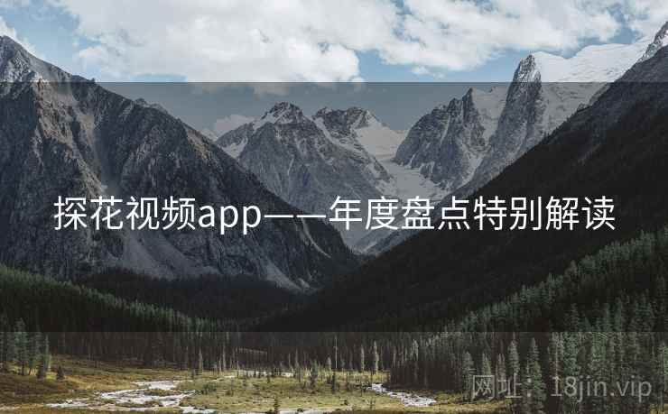 探花视频app——年度盘点特别解读