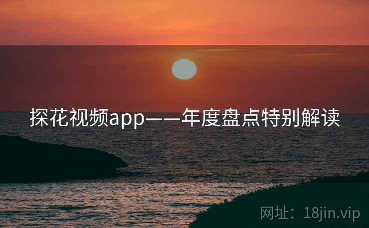 探花视频app——年度盘点特别解读