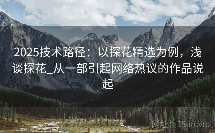 2025技术路径：以探花精选为例，浅谈探花_从一部引起网络热议的作品说起