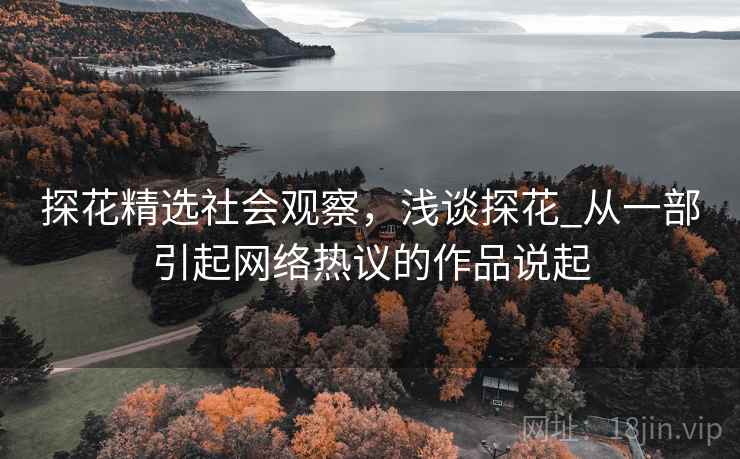 探花精选社会观察，浅谈探花_从一部引起网络热议的作品说起