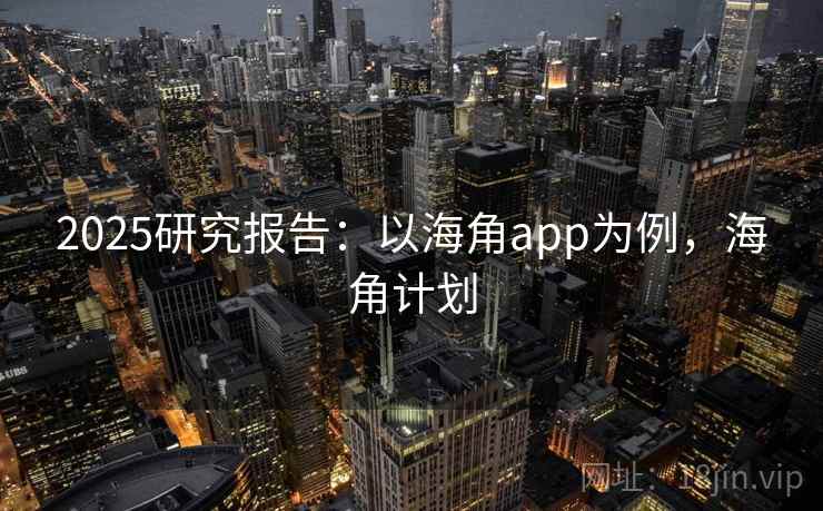 2025研究报告：以海角app为例，海角计划